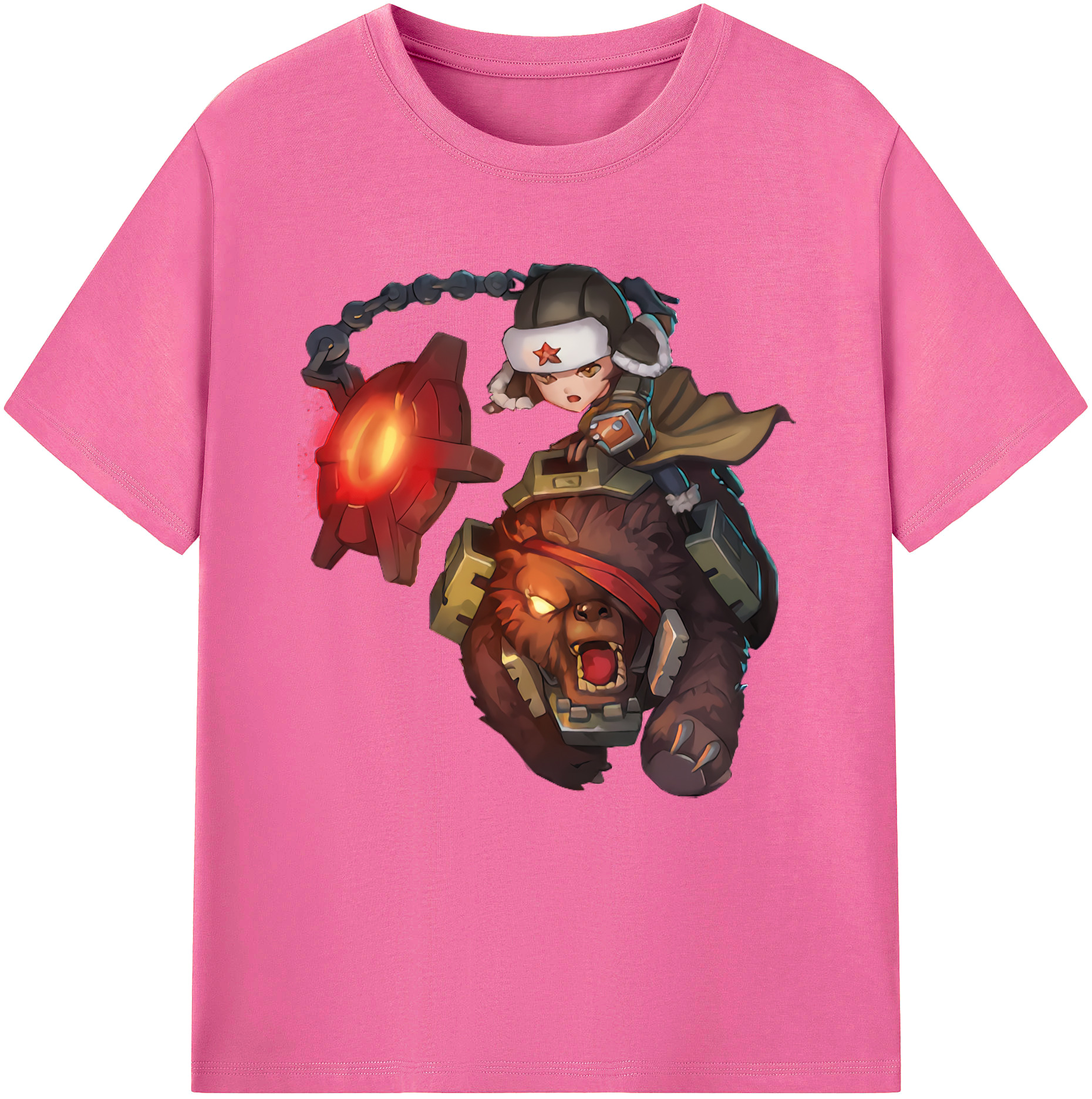 （画像用） リーグ・オブ・レジェンド League of Legends LOL レディースカジュアルプリントTシャツ（綿100％）